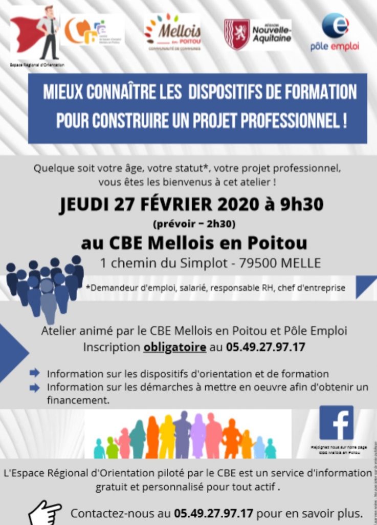ATELIER "Mieux connaître les dispositifs de formation pour construire