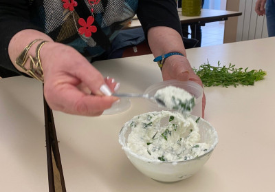 Fromage de chèvre à l’ail des ours