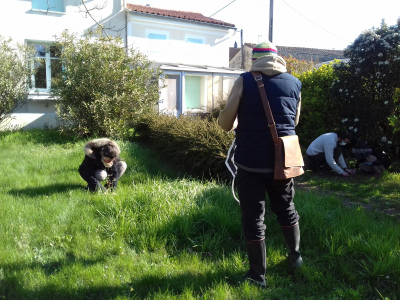 Toujours dans le jardin de Nina