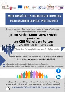 Affiche de l'atelier professionnel
