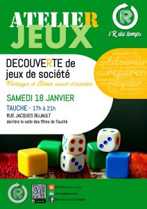 Affiche Atelier jeux de société